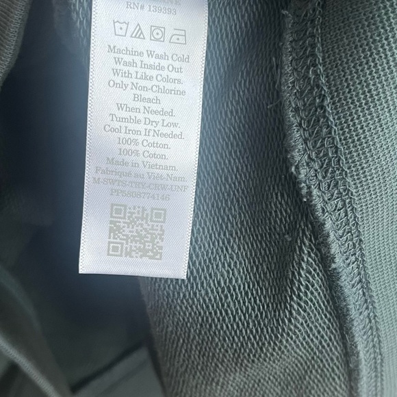 Everlane The French Terry Crew Uniform Pullover Sweatshirt Size‎ S Slate Blue - Picture 12 of 13